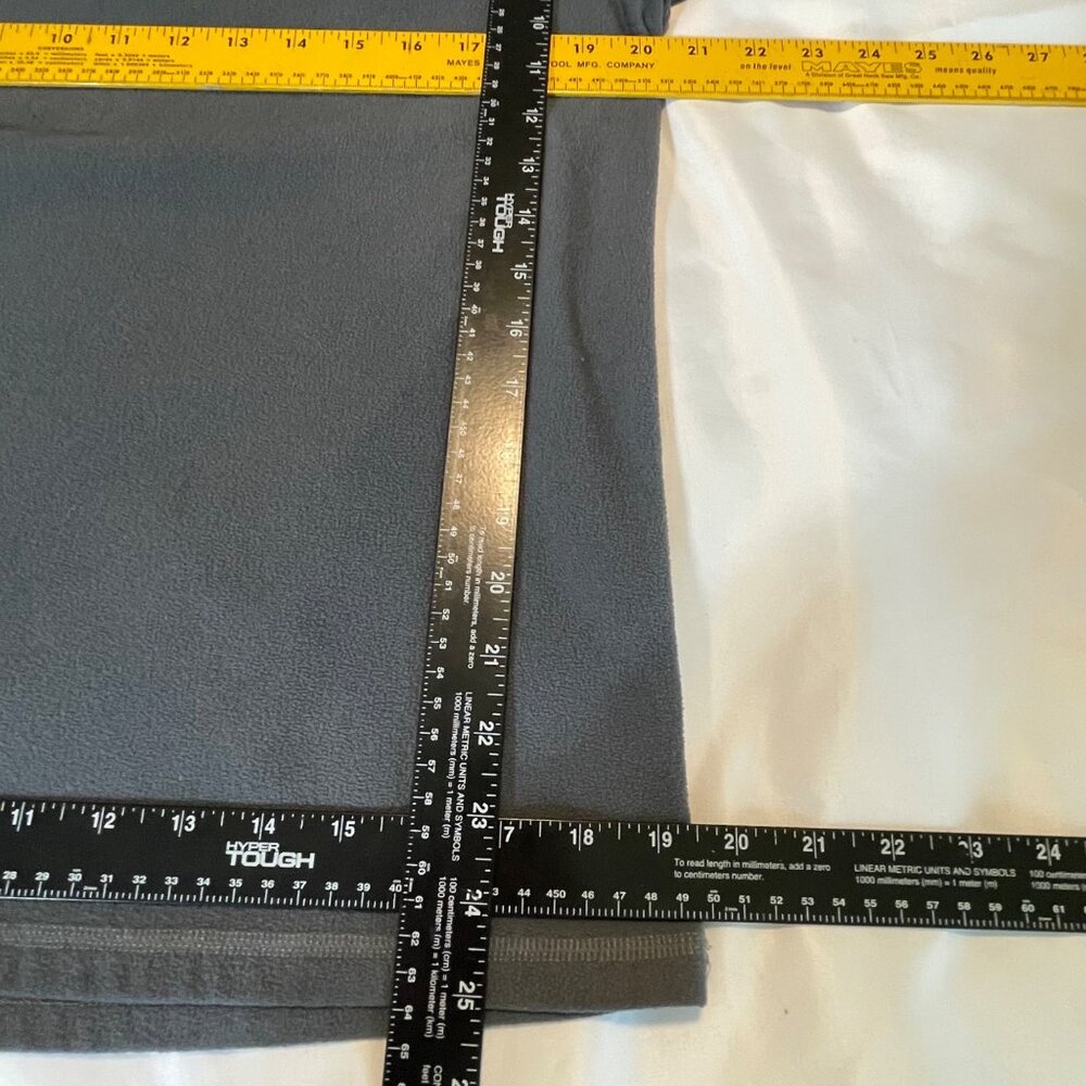 The North Face Mens Fleece Pullover M Gray With Red Accents - Picture 9 of 9